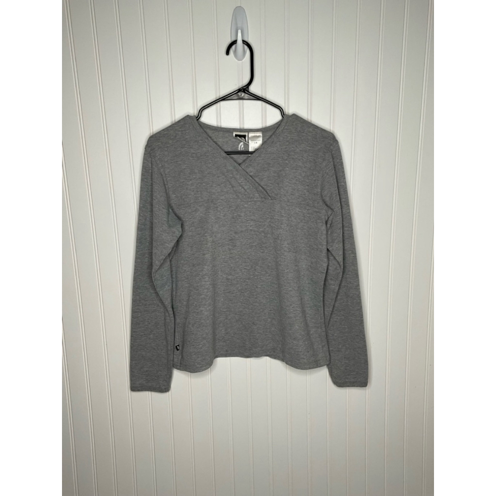 Women's The North Face Long Sleeve Top Size L Gray